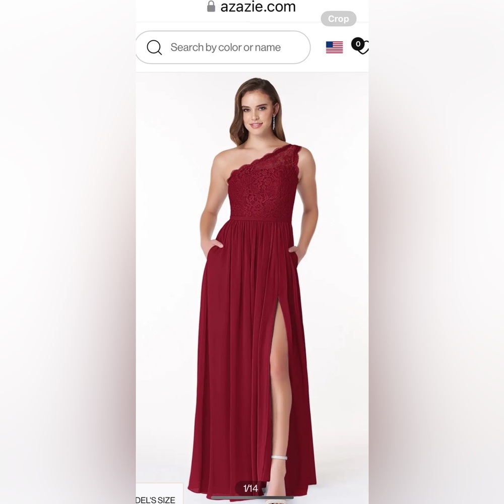 NWT AZAZIE BURGUNDY FORMAL DRESS - Picture 12 of 12